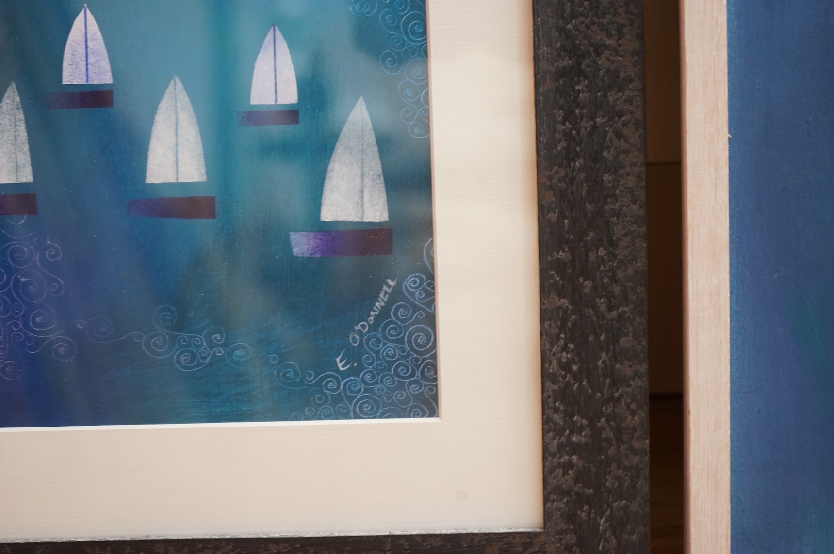 E. O'Donnell, ‘Montenegro waters’ and ‘Istira’, each signed, two acrylics on board, largest 60 x 60cm